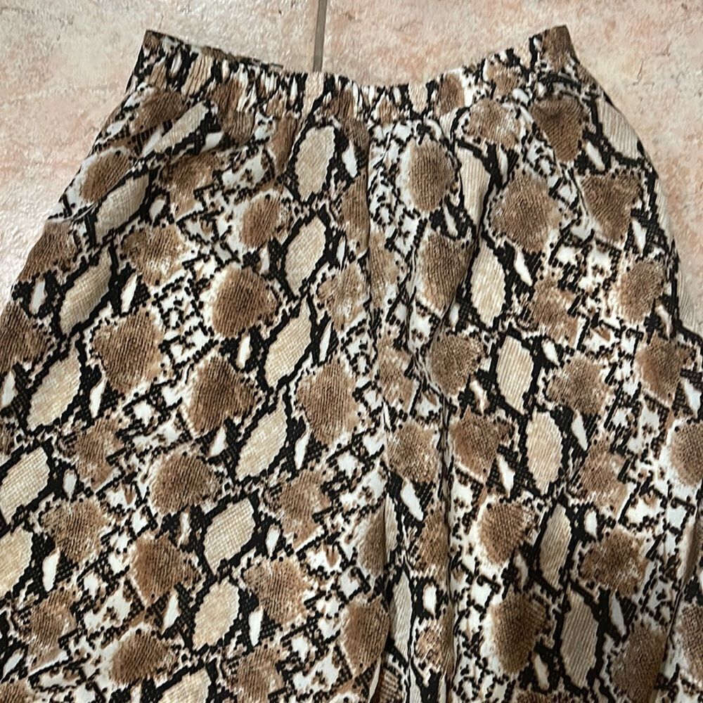 Sugar-Lips python print wide leg pants - Picture 3 of 6